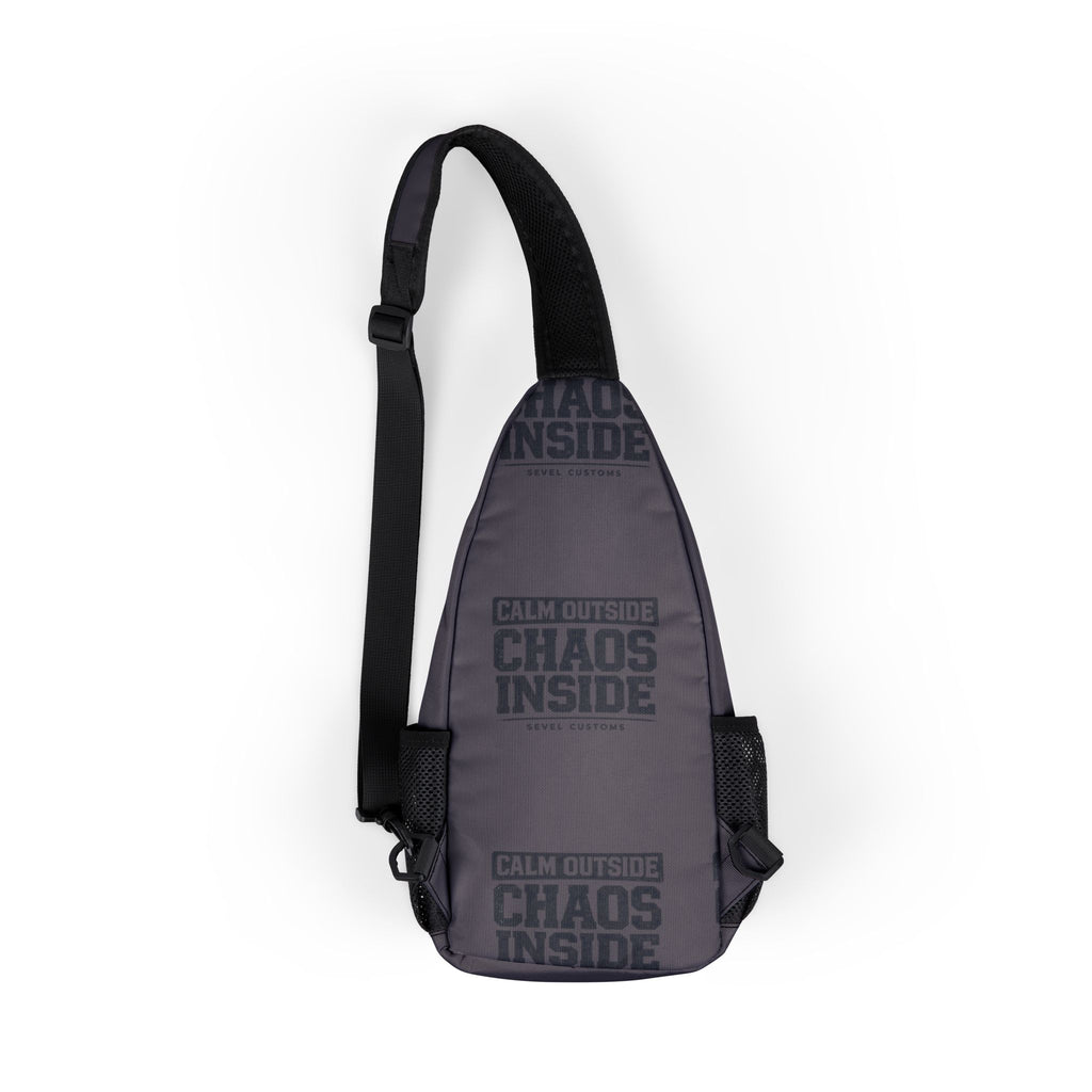 Anxiety Streetwear Chest Bag — "Anxiety" Graphic Sling Pack